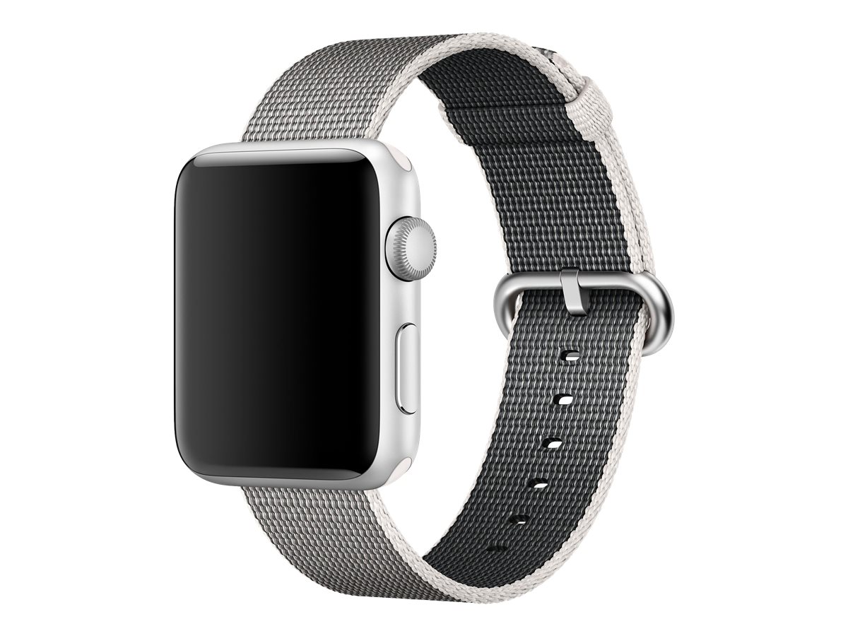 Apple Watch 42mm Woven Nylon Band, Pearl