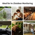 thumbnail image 2 of SwitchBot IP65 Indoor Outdoor Hygrometer Thermometer Wireless 3Packs, 394ft Bluetooth Range, Refrigerator Thermometer, Dewpoint/V, 2 of 7