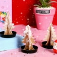 Kuorak 10 Pcs Christmas Tree Magic Growing Kit DIY Paper Tree Crystal