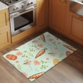 thumbnail image 3 of Easter Eggs 2'x3' Washable Rug, Carrots Spring Daisy Botanical Rustic Green Non-Slip Soft Doormat Area Rugs for Entrance Bathroom Bedsides, Carpet for Kitchen Bedroom, Entryway Floor Mat, 3 of 9