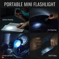 thumbnail image 5 of Titanium Keychain Flashlight, Key Unity 15 Lumens Waterproof Pocket Light with Ring for EDC, KF00, 5 of 8