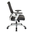 thumbnail image 3 of Screen Back Chair with Black Faux Leather Seat, 3 of 7
