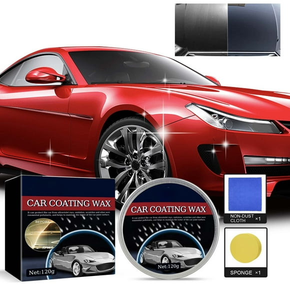 WKWeiS Automobile Coating Wax to Maintain The Gloss of Automobile Paint and Form A Protective Layer 120G Savings Clearance