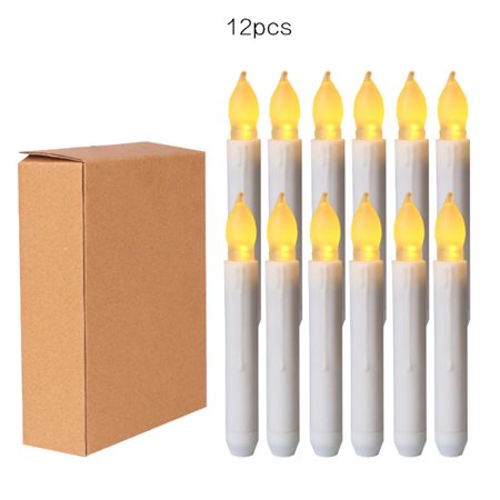 Goothy 12 Pack Christmas Flicker Flame Light Bulbs, Crystal Clear