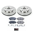 thumbnail image 3 of Power Stop Front Stock Replacement Brake Pad and Rotor Kit KOE2553, 3 of 8