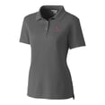 thumbnail image 2 of Women's Cutter & Buck Steel Clemson Tigers Advantage Tri-Blend Pique Polo, 2 of 3