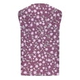 thumbnail image 4 of Hauts à Enfiler pour Femmes Printemps Automne Vêtements 2025 Manches Longues Chemises Tendance Col Rond Ample Festival Hauts Mode Décontractée Imprimé Col Rond Sans Manches T-shirt Débardeur Grande Taille pour Femmes Été, 4 of 5