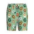 thumbnail image 4 of Easygdp Christmas Donuts Men's Short Pajama Pants, Sleep Shorts, Household Pants, Casual Pants with Pockets - 3X-Large, 4 of 9