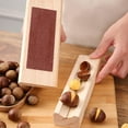 thumbnail image 4 of Chestnut Peeler, Portable Chestnut Opener Tool Ergonomic Wooden Nutcracker for Chestnuts Walnuts and Lotus Seeds Convenient Kitchen Nut Peeler for Home and Restaurant Use (1), 4 of 10