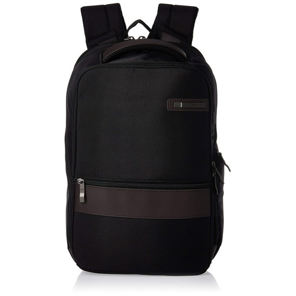 Mochila Samsonite Kombi Business negro/marrón 16,25 x 10,5 x 5 pulgadas