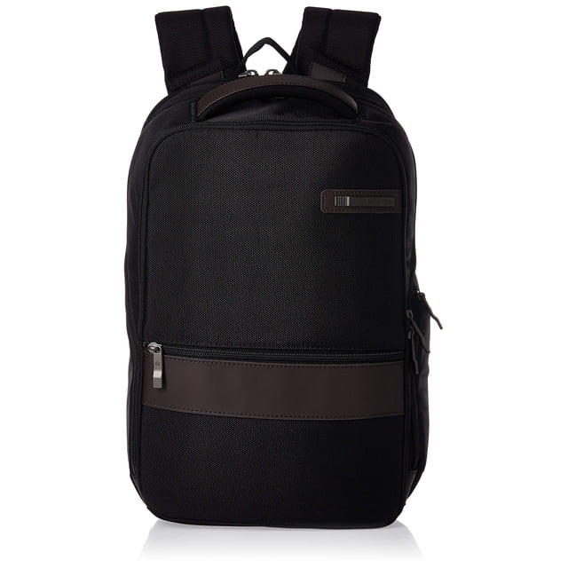 Mochila Samsonite Kombi Business negro/marrón 16,25 x 10,5 x 5 pulgadas