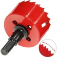 thumbnail image 5 of 2-3/8 Inch Bi-Metal Hole Saw HSS Hole Cutter Heavy Duty for Drilling Wood Plastic Plywood Ceiling Thin Metal(60mm), 5 of 7