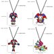 thumbnail image 4 of Collar de figura de conejo de payaso de circo Digital, figuras de Anime, juguetes de modelo Kawaii, colgante, regalos, increíble, nuevo, caliente, 4 of 5