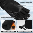 thumbnail image 2 of OZERO Winter Warm Gloves, Thermal Snow Mittens for Men Women, Skiing Snowmobiling Snow Shoveling, 2 of 6