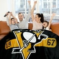 thumbnail image 2 of NHL Pittsburgh Penguins Game Day Blanket, 66" x 90", 2 of 5