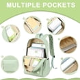 thumbnail image 3 of Set de Mochila Escolar Bluboon para Adolescentes con Lonchera y Estuche para Lápices, 3 of 9
