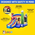 thumbnail image 5 of Pogo Crossover Inflatable Bounce House with Water Slide and Blower, Deluxe Sports, 5 of 8