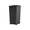 Black, variant on Nihsuao Outdoor Trash Can with Lid, Waterproof Resin Outdoor & Indoor Garbage Can, Large Kitchen Trash Can for Patio, Garage, Pool, Garden, Gray