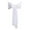 White, variant on Chair Sash Bows for Wedding, White Tulle Ribbon Chair Back Decor, Tulle Ribbon Chair Sash Bow with Flower for Wedding Banquet Party Decor Easy Installation 1 Piece