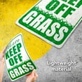 thumbnail image 4 of Dimarongton Please Keep Dogs off Grass Sign, 12"x8" Aluminum, Green, 4 of 8