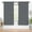 Dark Gray, variant on Blackout Curtains 52 x 72 inch, Thermal Insulated Black Curtains Set of 2 Panels, Noise Reduce & Room Darkening Drapes for Bedroom, Living Room, Privacy Protection & Energy Saving Curtains
