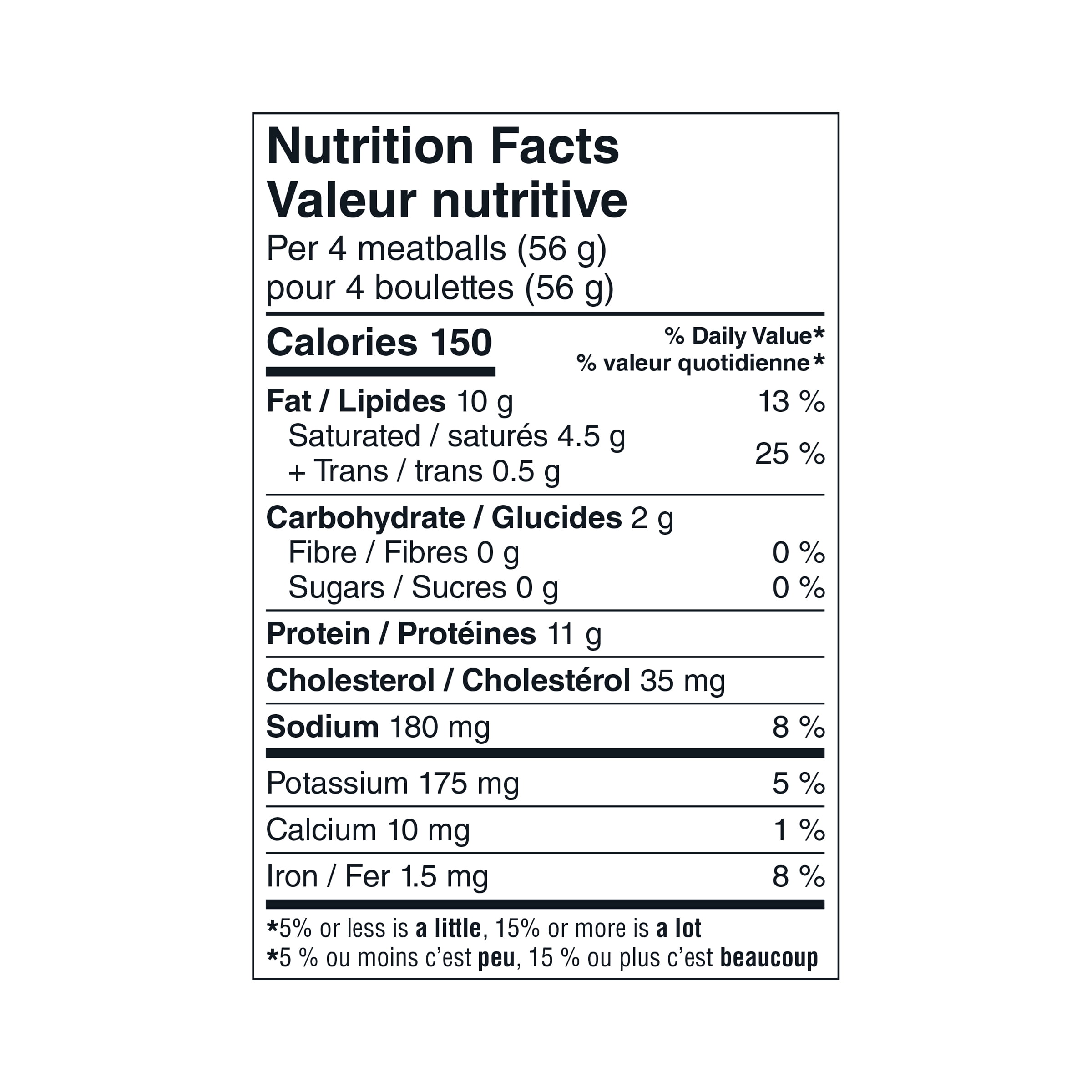 Our Finest Fully Cooked Italian Angus Beef Meatballs, 60 Pieces, 907g