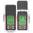 thumbnail image 4 of For Habotest Ht633 Portable Multifunctional Digital Display Wood Moisture Detector, 4 of 5