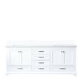 thumbnail image 2 of 80 In. White Vanity With Marble Countertop & Solid Wood Cabinetry Double Bath In., Top Shelf, 2 of 7