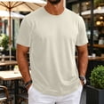 thumbnail image 2 of IAJDKMEK True Classic Tees Men's Short Sleeve T-Shirt - Breathable Stretchy Base Layer for Fitness Training, Mens Casual Shirts Summer Tops for Men Lightweight,Complexion 2XL, 2 of 7