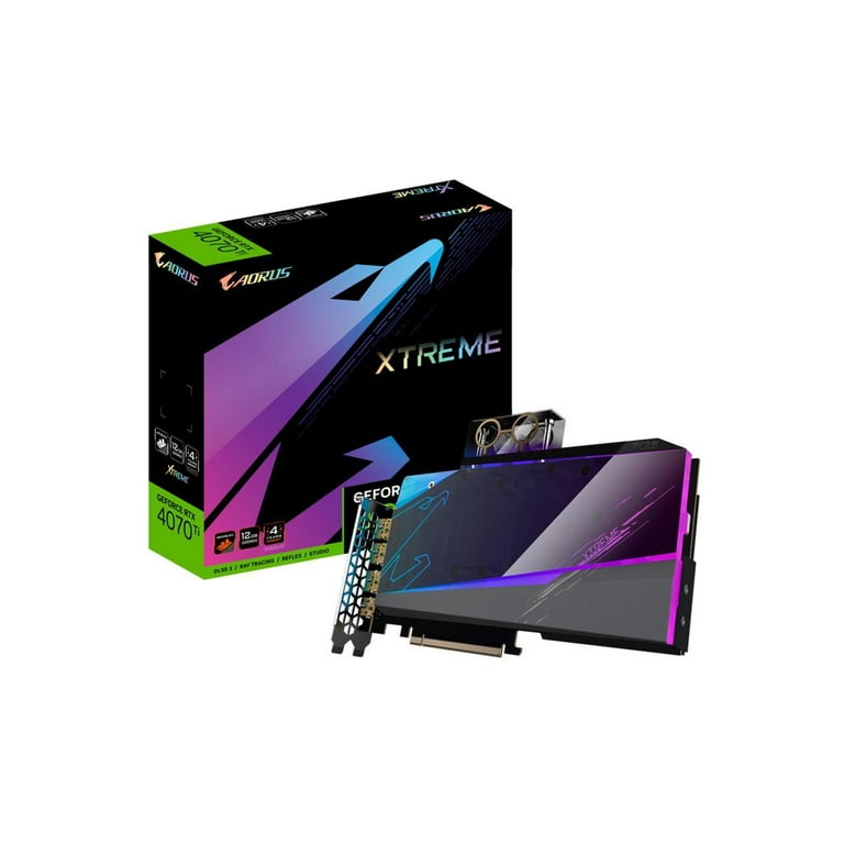 GIGABYTE AORUS GeForce RTX 4070 Ti 12GB XTREME WATERFORCE WB