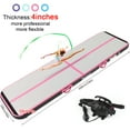 thumbnail image 6 of FBSPORT 6*1*0.1m Pink Air Track Brushed Tumbling mat Inflatable Gymnastics airtrack with Electric Air Pump for Practice Gymnastics, Tumbling,Parkour, Home Floor, 6 of 8