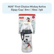 NUK Disney Mickey Mouse First Choice Active Toddler Sippy Cup, 10 oz, 1 Pack