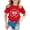 Red, variant on School Uniform Tshirts Kids Print Crewneck T Shirt Short Sleeve School Comfort Top Boys Graphic Tees Black 3-4 Years