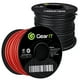 thumbnail image 1 of Wire GearIt calibre 16 (30 m cada uno, negro/rojo), aluminio revestido de cobre CCA, 1 of 6