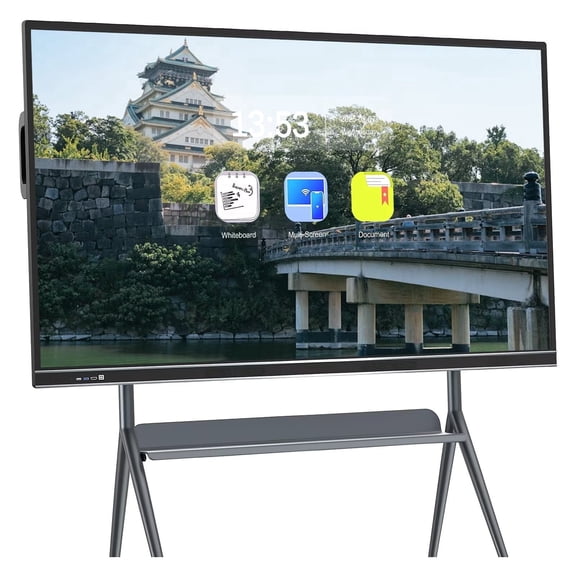 JYXCN 75 Inch 2160p Smart Board, Interactive Whiteboard Multi-Touch for Education & Business