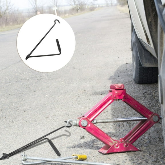 UPKOCH Scissor Jack with Handle Steel Black 1Pcs Car Jack Handle for Mechanics