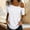 #19White, variant on MYAOYI Womens Tops Short Sleeved Off Shoulder Button straps Sexy Casual Loose Fit T Shirts Blouse