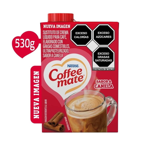 Cremador para café Coffee Mate líquido sabor canela 530 g
