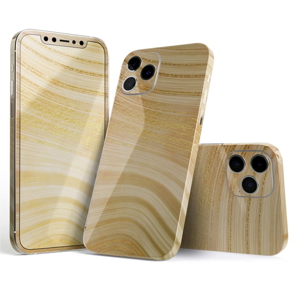 DesignSkinz Vivid Agate Vein Slice Foiled V7 Full-Body Skin Decal Wrap Cover for iPhone 16