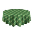 thumbnail image 5 of Christmas Round Tablecloth 70x70in(178x178cm) – Waterproof Polyester Table Cover with Full Print Design, Wrinkle Resistant & Washable for Kitchen Dining Party Decor, 5 of 6
