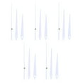 thumbnail image 1 of Clock Movement Mechanism, Non Ticking Hands, Replacement Clock Hands Kit Made of Aluminum, DIY Clock Parts Replacement for Clock Repair, 5 Sets of White, 1 of 7