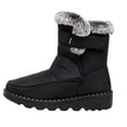 thumbnail image 3 of Jamicy Snow Boots for Women Winter Shoes Waterproof Warm Plush Lined Mid-Calf Winter Boots with Non-Slip Outsole for Cold Weather, 3 of 6