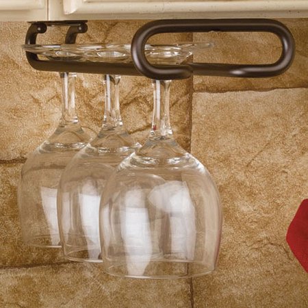 Rev-A-Shelf - 3150-11ORB - 11 in. Oil Rubbed Bronze Under Cabinet Wine Glass Holder