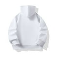 thumbnail image 4 of LIUYUNNN Kids Boys Hoodie Kids Zipper White Hoodie Casual Long Sleeve Sweatshirts Jackets Fall Winter Clothes Girls Kids Clothes 4-5 Years Boys Girls Fall Outfits, 4 of 7