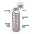 thumbnail image 2 of Botella de Agua Ello Syndicate de Vidrio Reutilizable 600 mL Mauvewood, 2 of 7
