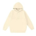 thumbnail image 6 of Fiaer Pet Pouch Hoodies for Women Dog Pocket Sweatshirts Pet Carrier Hooded Pullover Animal Holder Plus Size Long Sleeve Tops Beige S, 6 of 9