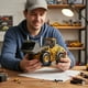 thumbnail image 3 of Juguete Maquina Bulldozer Auto Control Remoto Excavadora Amarillo, 3 of 10