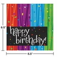thumbnail image 2 of Party Creations Milestone Celebrations Happy Birthday Lunch Napkins, 16 Ct, 2 of 2