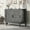 Antique Gray, variant on Accent Storage Cabinet Sideboard, Wooden Cabinet with Antique Pattern Doors for Hallway, Cosymart Entryway, Living Room, Bedroom