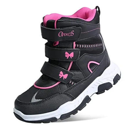 

Kids Snow Boots Winter Waterproof Walking Boots Outdoor Non-Slip Climbing Shoes